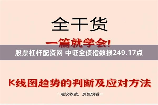 股票杠杆配资网 中证全债指数报249.17点